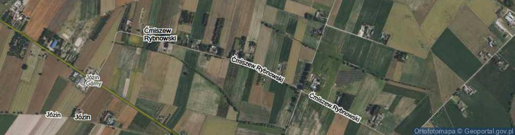 Zdjęcie satelitarne Ćmiszew Rybnowski ul.